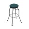 Holland Bar Stool Co 30" Swivel Bar Stool, Black Wrinkle, Graph Tidal Seat 302030BW022 - alternate 1